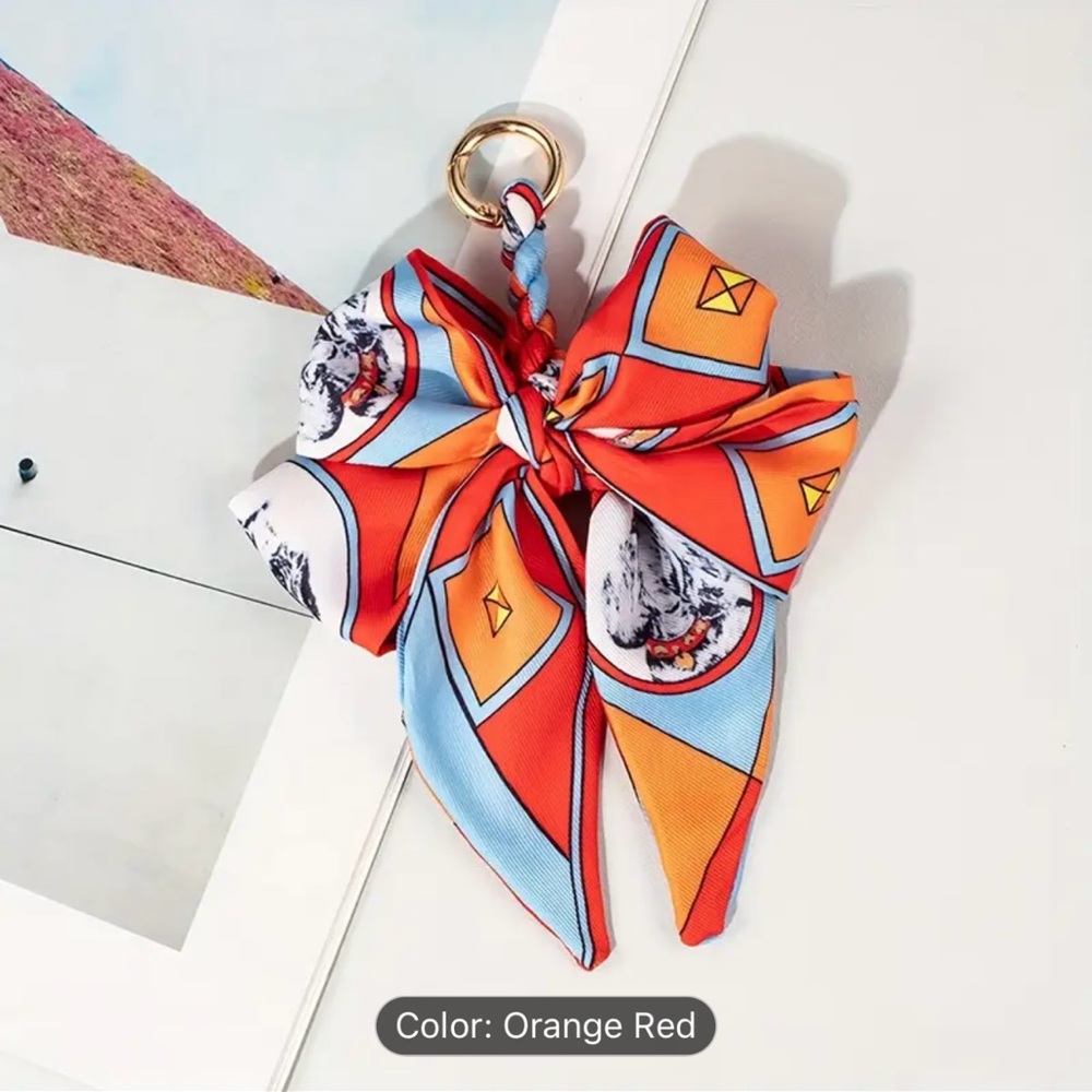 Colorful Bow Keychain